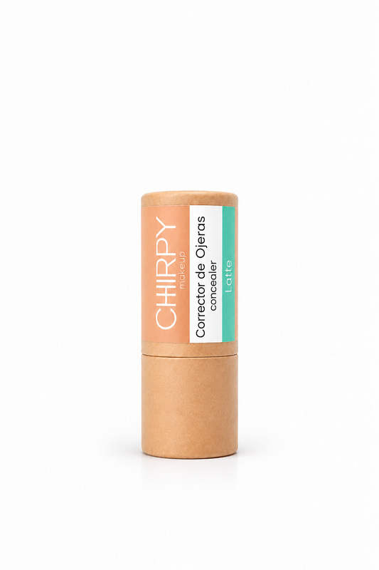 Corrector Facial Natural Vegano 2 en 1 — Tono Medio Latte