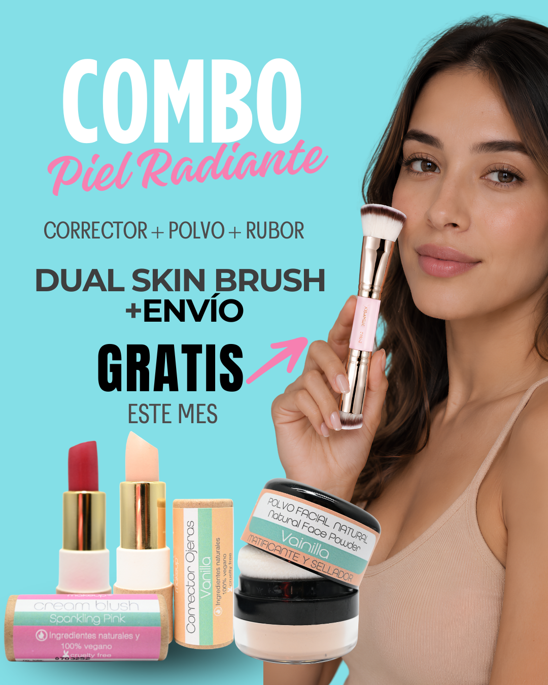 PROMOCIÓN MAQUILLAJE - COMBO PIEL RADIANTE