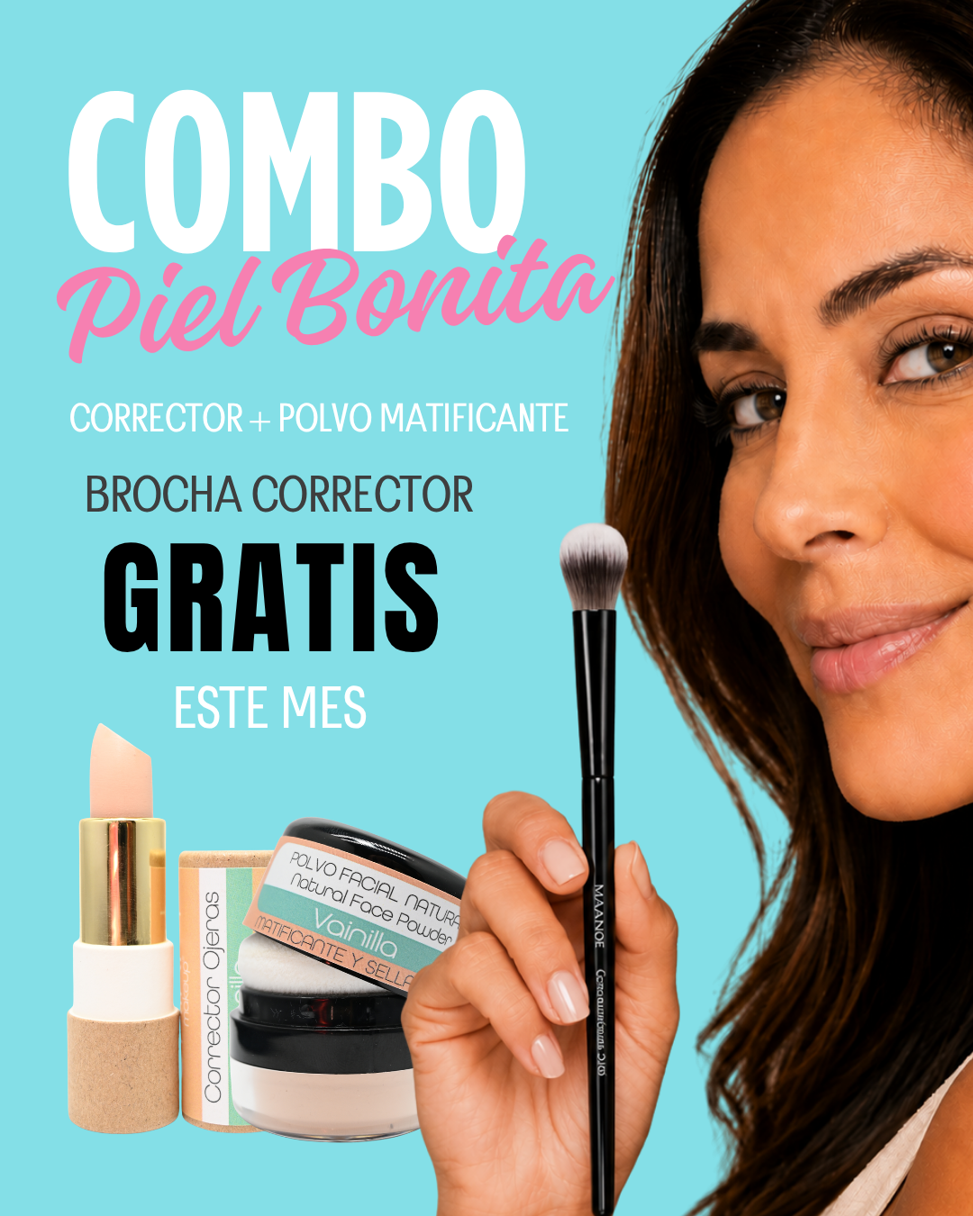PROMOCION MAQUILLAJE - COMBO PIEL BONITA