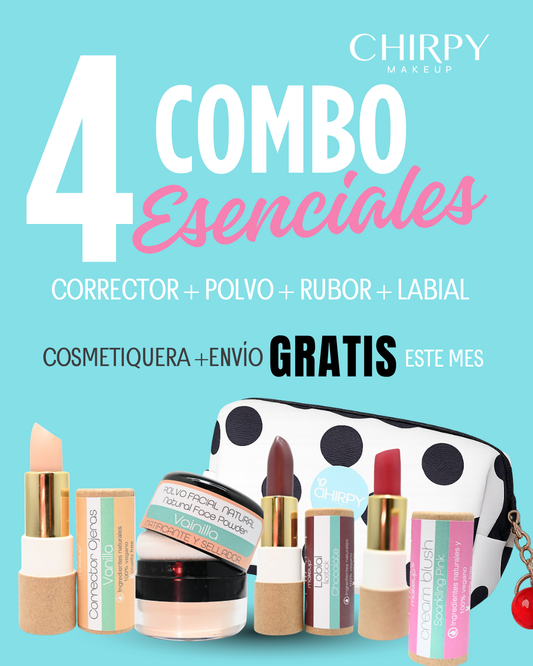 PROMOCIÓN MAQUILLAJE- COMBO 4 ESENCIALES